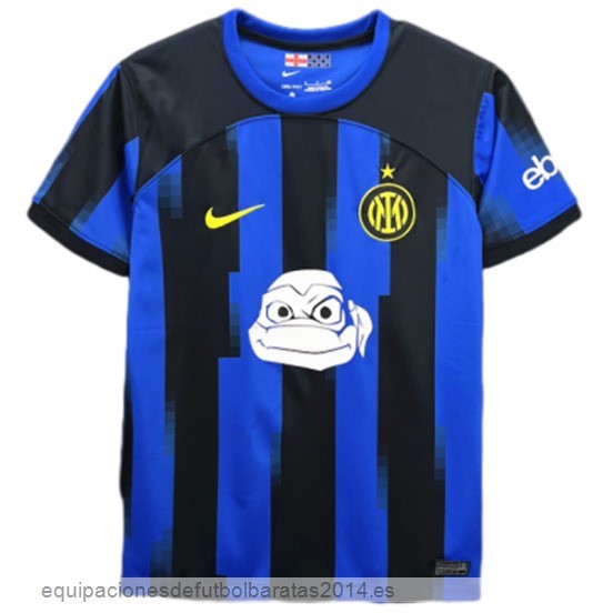 Nuevo Tailandia 1ª Camiseta Inter Milan 23/24 Azul Blanco Baratas